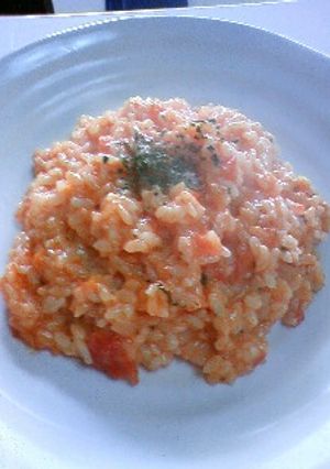 お手軽!トマトチーズリゾット-レシピのメイン写真