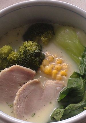 インスタント過ぎ？ヘルシー豆乳ラーメン-レシピのメイン写真