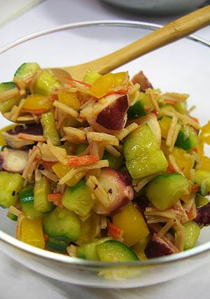 タコとカラフル野菜のポン酢マリネ-レシピのメイン写真