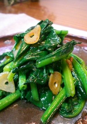 簡単★ほうれん草のにんにく炒め-レシピのメイン写真
