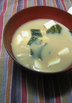 豆乳でまろやか味噌汁-レシピのメイン写真