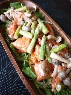 簡単美味しい!鮭としめじのマヨソース和え-レシピのメイン写真