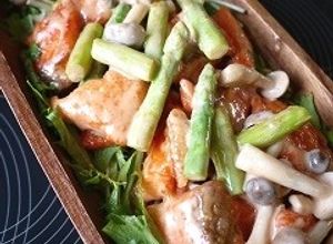 簡単美味しい！鮭としめじのマヨソース和え-レシピのメイン写真