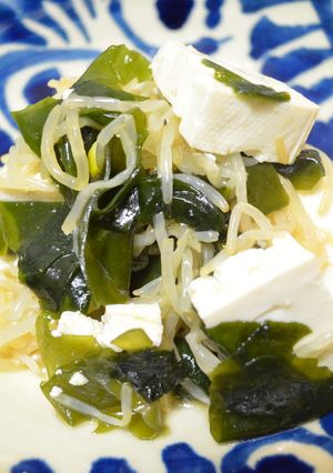 もやし・ワカメ・豆腐の仲良しナムル-レシピのメイン写真