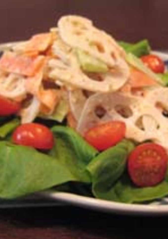 さっぱりごまマヨの根菜サラダ-レシピのメイン写真