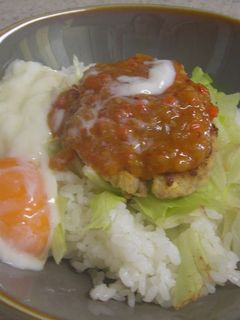 ヘルシー?韓国風ロコモコ-レシピのメイン写真