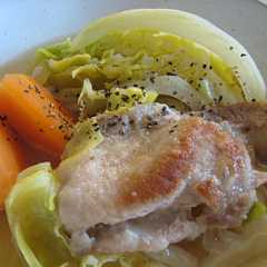 春キャベツと豚肉の洋風煮-レシピのメイン写真