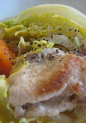 春キャベツと豚肉の洋風煮-レシピのメイン写真