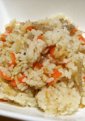 旨みがたくさん☆干し貝柱の炊き込みご飯-レシピのメイン写真