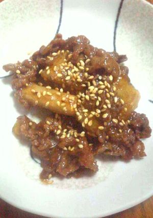 牛肉とレンコンのオイスター炒め-レシピのメイン写真