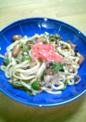 焼きうどんにもお酢-レシピのメイン写真
