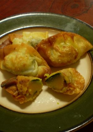 かぼちゃの揚げ餃子-レシピのメイン写真