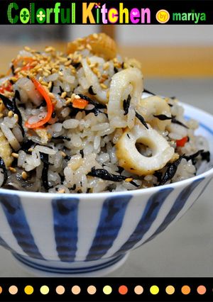 ★余り野菜で炊き込みご飯★美味しい比率♪-レシピのメイン写真