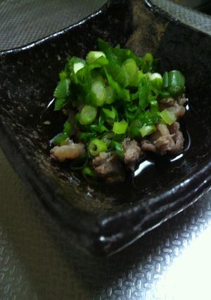 絶対旨いおつまみ！砂ずりのすじポン♪-レシピのメイン写真