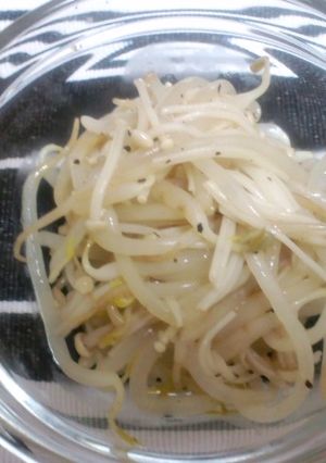 こっくり♪もやしのオイバターサラダ-レシピのメイン写真