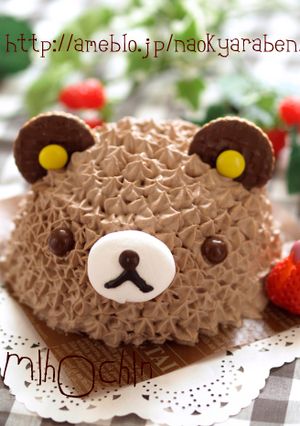 誰でも出来るリラックマケーキ-レシピのメイン写真