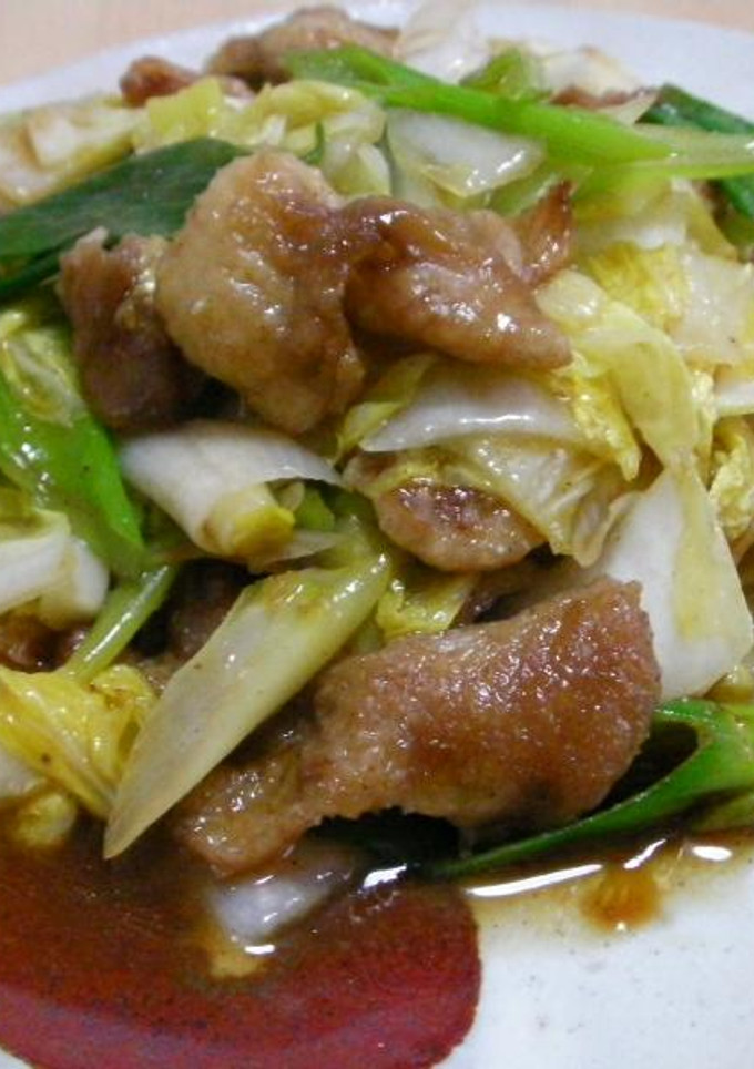 春野菜と鶏皮のオイスター炒め☆-レシピのメイン写真