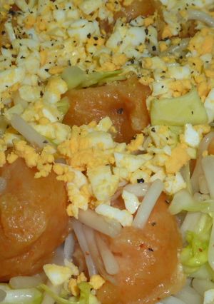 魚肉団子がかくれんぼ☆サラダ♪-レシピのメイン写真