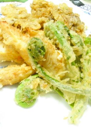 春菜の天麩羅✿焦がし醤油風味-レシピのメイン写真