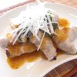 レンチン♪なすシソ豚巻きおろしポン酢