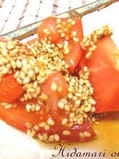 簡単!トマトの胡麻和え-レシピのメイン写真