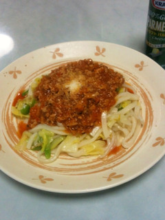 焼きうどん 和風ミートソース-レシピのメイン写真