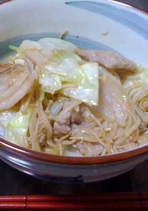 ボリュームたっぷり☆簡単豚バラキャベツ丼-レシピのメイン写真