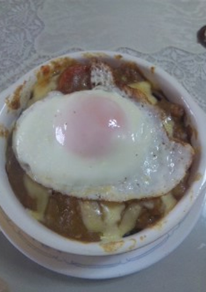 残りのカレーで簡単カレー焼きドリア！-レシピのメイン写真