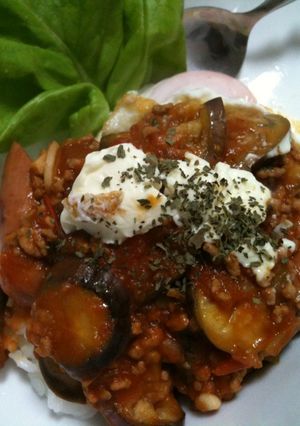 ﾎﾞﾛﾈｰｾﾞｿｰｽ de カフェ丼❤-レシピのメイン写真