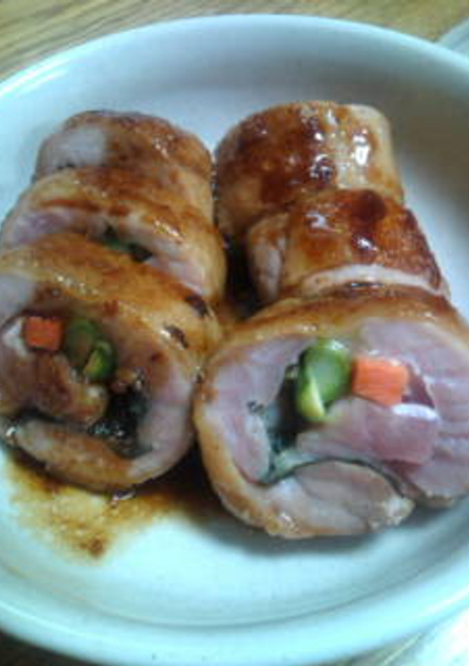 鶏もも肉のうず＆うず巻き-レシピのメイン写真