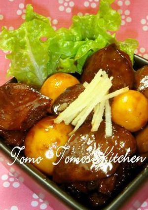 山梨の郷土料理 ♥甘辛鶏もつ煮♥-レシピのメイン写真