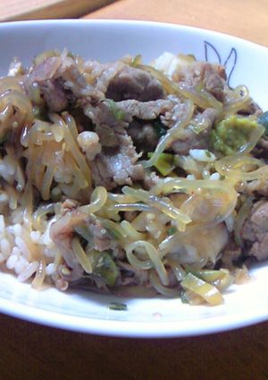 しらたき牛丼-レシピのメイン写真