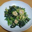 ほうれん草とウインナーの卵炒め
