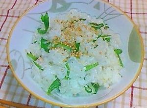 *ゴマの香り〜*じゃこと大葉の混ぜご飯*-レシピのメイン写真