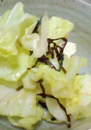 キャベツの塩昆布和え-レシピのメイン写真