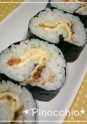 巻いて❀チーズ かつおぶし マヨおにぎり-レシピのメイン写真