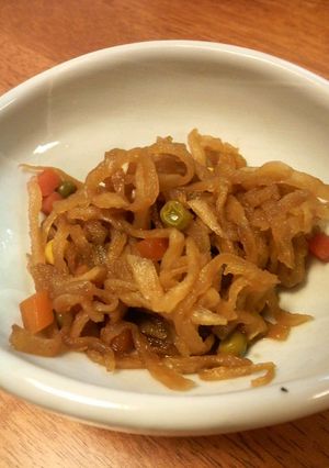 ミックスベジタブルで作る切干大根の煮物-レシピのメイン写真