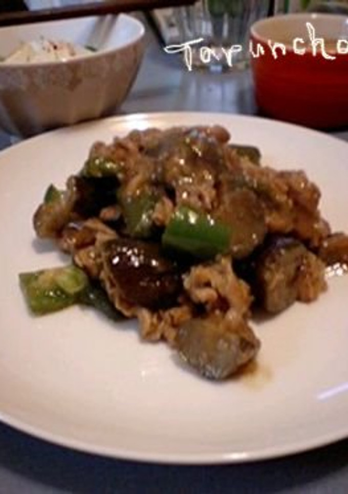 ☆豚コマと茄子･ピーマンの味噌炒め☆-レシピのメイン写真