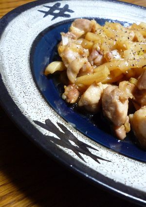 鶏肉とシャキシャキ沢庵　しょうゆ味-レシピのメイン写真