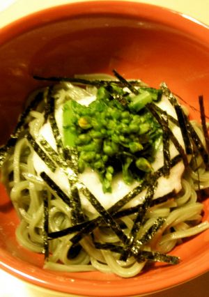 「海草美人」と菜の花のトロトロ～めん-レシピのメイン写真