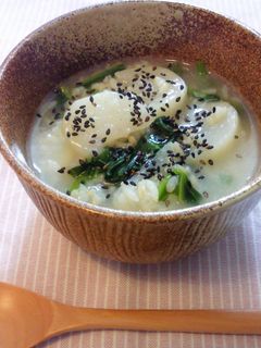 ★胃にやさしい♪とろとろ蕪の塩粥★-レシピのメイン写真