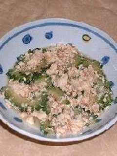 ☆ゴーヤと豆腐の味噌いため-レシピのメイン写真