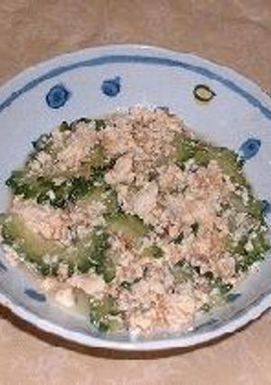 ☆ゴーヤと豆腐の味噌いため-レシピのメイン写真