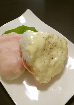 ハムチーズおにぎり-レシピのメイン写真