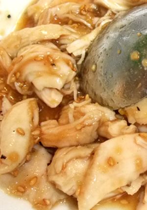 電子レンジｄｅささみ棒棒鶏のおつまみ-レシピのメイン写真