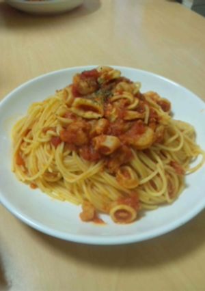 ☆簡単☆ツナ入りペスカトーレ風パスタ-レシピのメイン写真