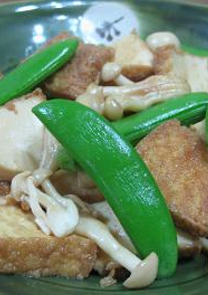 厚揚げときのこの辛子醤油炒め-レシピのメイン写真