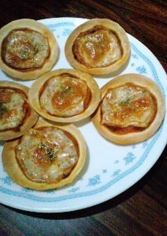 餃子の皮で♪簡単おいしい♪ミニピザ☆-レシピのメイン写真