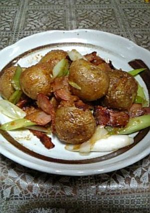 新じゃがとベーコンの味噌炒め-レシピのメイン写真