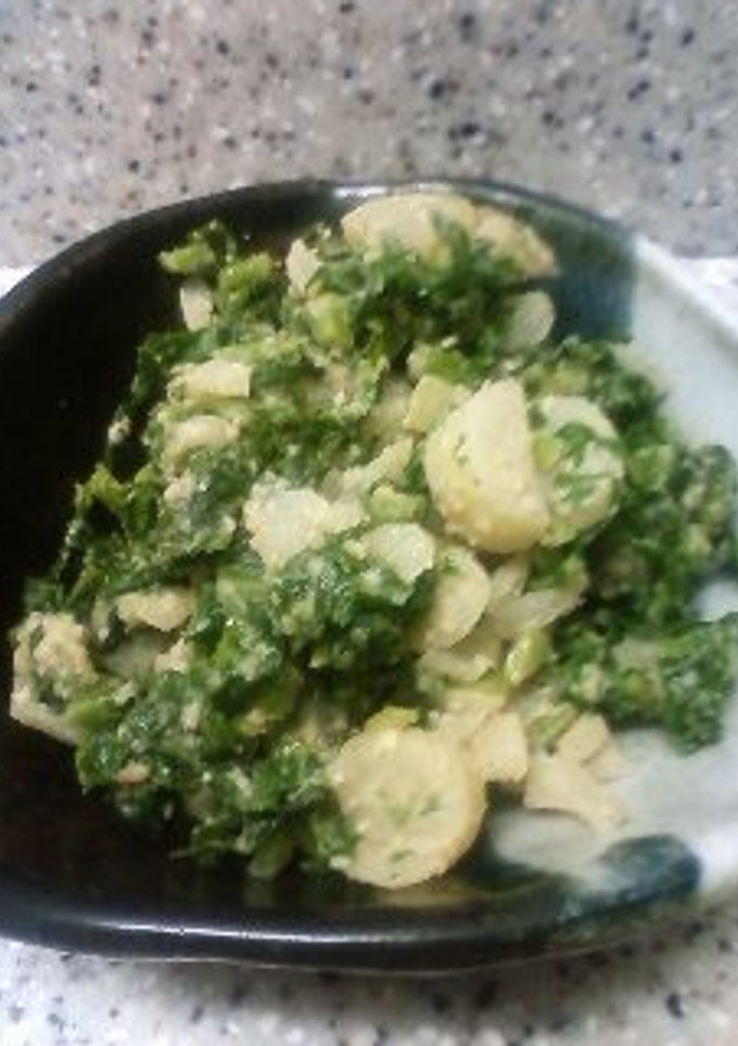 　大根菜のよごし　ごまあえ-レシピのメイン写真